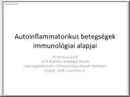 Dr. Kovács László - Autoinflammatorikus betegségek immunológiai alapjai