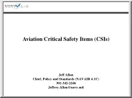 Jeff Allan - Aviation Critical Safety Items, NAVAIR 4.1C