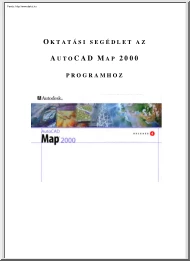 Zichar Marianna - Oktatási segédlet az AutoCAD Map 2000 programhoz