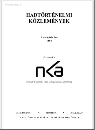 Hadtörténelmi közlemények, 2013-2. szám