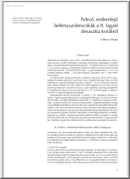 Lőrincz Huba - Fekvő, emberfejű bölényszobrocskák a II. lagasi dinasztia korából