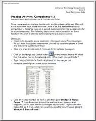 Practice Activity Competency