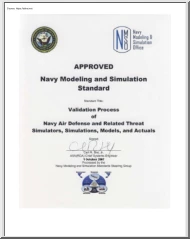 Navy Modeling and Simulation Standard