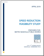 Speed Reduction Feasibility Study