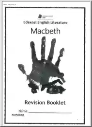 Macbeth, Revision Booklet, Edexcel