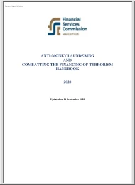 Anti Money Laundering and Combatting