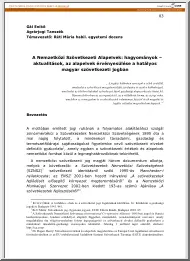 Gál Enikő - A Nemzetközi Szövetkezeti Alapelvek, hagyományok, aktualitások, az alapelvek érvényesülése a hatályos magyar szövetkezeti jogban