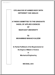 Muhammad Mahad Kaleem - CFD Analysis of Ahmed Body With Different Yaw angles