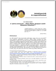 Dr. Kovács Gyula - A szürke eminenciás, Rédey Miklós, Budapest rendőrkapitány-helyettese