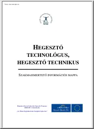 Hegesztő technológus, hegesztő