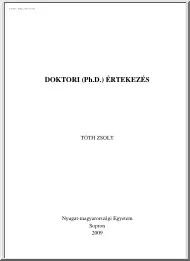 Tóth Zsolt - Tudáshálók a gazdasági felsőoktatásban