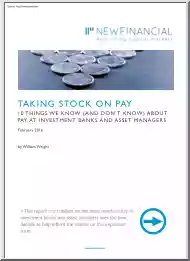 William Wright - Taking Stock on Pay, 10 Things we Know about Pay at Investment Banks and Asset Managers