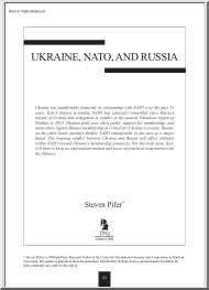 Steven Pifer - Ukraine, NATO and Russia