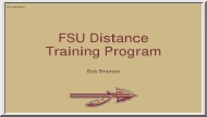 Bob Braman - FSU Distance Training Program
