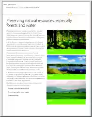 Preserving Natural Resources