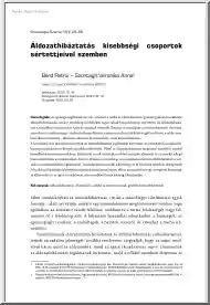Bárd-Szontagh - Áldozathibáztatás kisebbségi csoportok sértettjeivel szemben