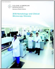 2018 Hematology and Clinical Microscopy Glossary