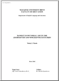 Bc. Monika Olejnickova - Hamlet in Pictorial Art in the Eighteenth and Nineteenth Centuries