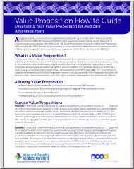 Developing Your Value Proposition for