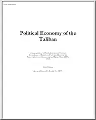 Umer Rahman - Political Economy of the Taliban