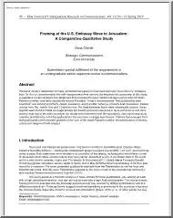 Dana Chwatt - Framing of the U.S. Embassy Move to Jerusalem, A Comparative Qualitative Study