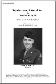 Ralph M. Scurry - Recollections of World War