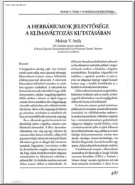 Molnár V. Attila - A herbáriumok jelentősége a klímaváltozás kutatásában