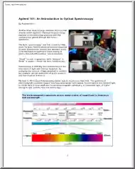 Andrew Hind - Agilent 101, An Introduction to Optical Spectroscopy
