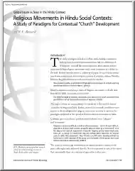 H. L. Richard - Religious Movements in Hindu Social Contexts, A Study of Paradigms for Contextual Church Development