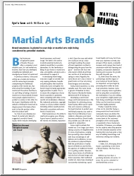 William Lye - Martial Arts Brands