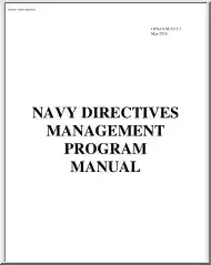 Navy Directives Management Program Manual