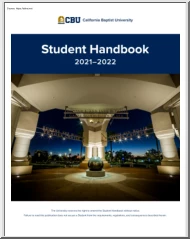 California Baptist University, Student Handbook