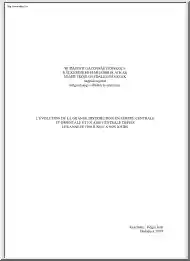 Dögei Judit - Lévolution de la grande distribution en Europe centrale et orientale et en Asie centrale depuis les années 1990 jusqua nos jours