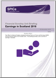 Financial Scrutiny Unit Briefing, Earnings in Scotland
