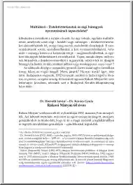 Dr. Kovács Gyula - Múltidéző, Rákosi Mátyás 60 éves