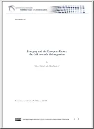 Hungary and the European Union, the drift towards disintegration