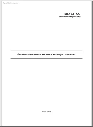 Útmutató a Microsoft Windows XP megerősítéséhez