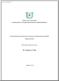 Dr. Fogarassy Csaba - Fenntarthatósági kritériumok értelmezése játékelméleti modellek alkalmazásával