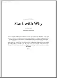 Simon Sinek - Start with Why, Summary by Kim Hartman