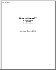 How to Use AET