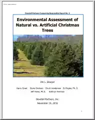 Environmental Assessment of Natural vs. Artificial Christmas Trees