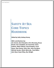 Safety at Sea Core Topics Handbook