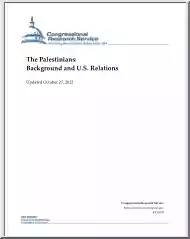 The Palestinians, Background and U.S. Relations
