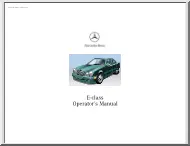 Mercedes-Benz E-class, 2000 Operators manual