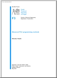 Miroslav Hanák - Advanced PLC Programming Methods