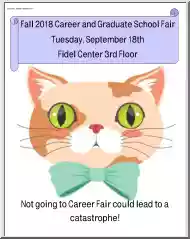 Not Going to Career Fair could Lead to