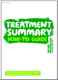 Treatment Summary, How to Guide