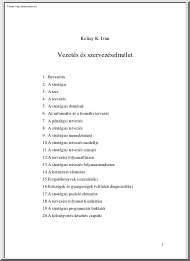 Koltay K. Iván - Vezetés- és szervezéselmélet, 2002