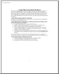 Campus High School Student Handbook