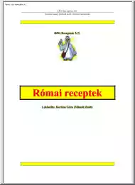Római receptek